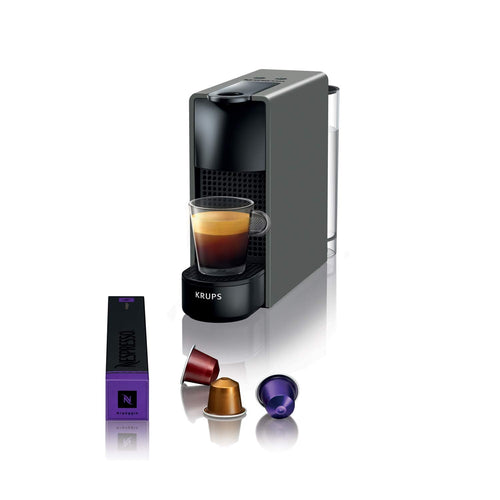 Machine à Café à Capsules Compacte - Gris Intense