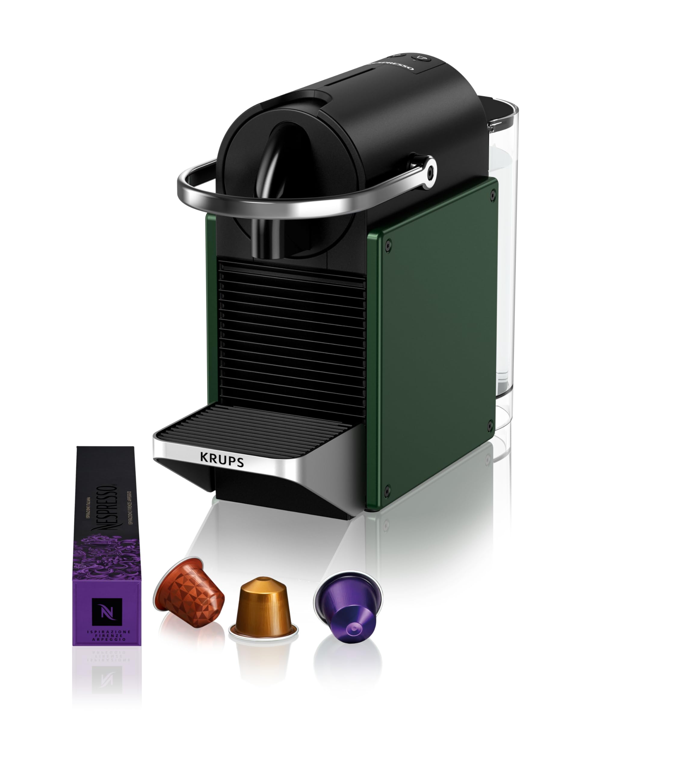 Machine à Café à Capsules Compacte - Vert Foncé